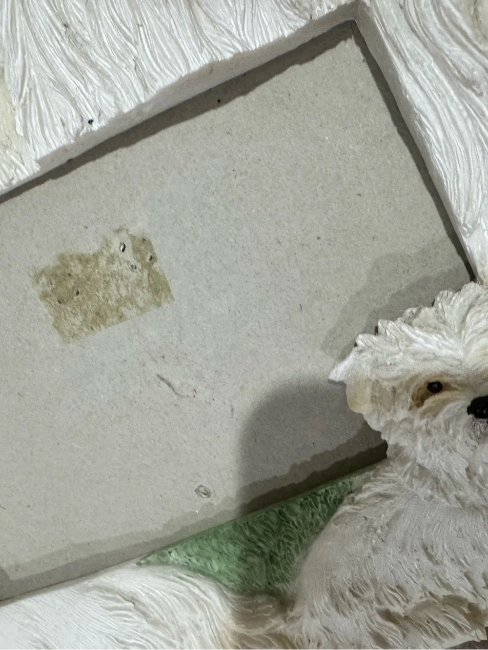 Resin Maltese Dog Picture Frame 4x6 Picture Frame